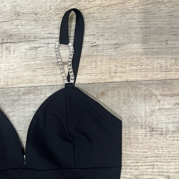 ZARA V-Neck Mini Dress - Picture 5 of 16